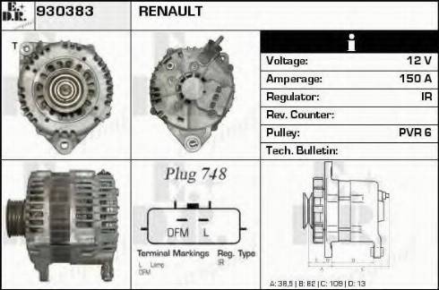 EDR 930383 - Alternatore autozon.pro