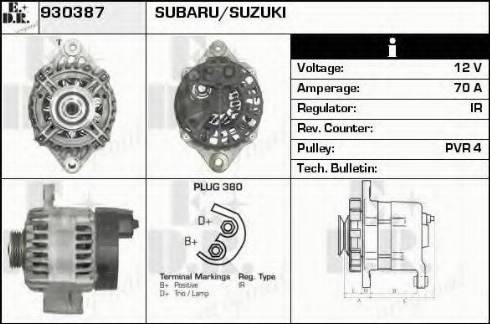 EDR 930387 - Alternatore autozon.pro