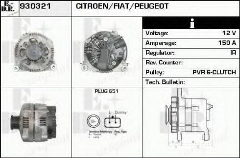 EDR 930321 - Alternatore autozon.pro