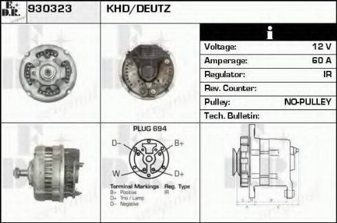 EDR 930323 - Alternatore autozon.pro