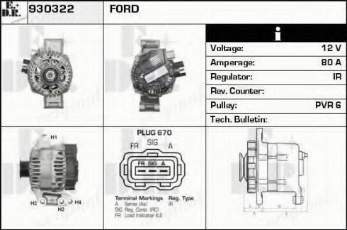 EDR 930322 - Alternatore autozon.pro