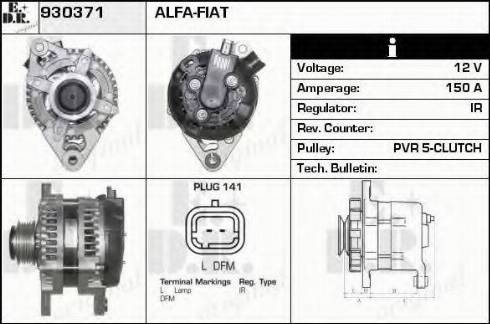 EDR 930371 - Alternatore autozon.pro