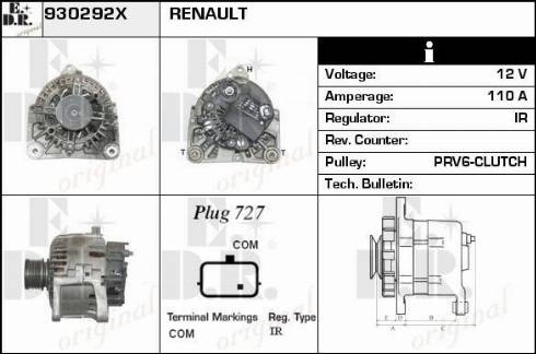 EDR 930292X - Alternatore autozon.pro