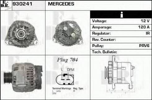 EDR 930241 - Alternatore autozon.pro