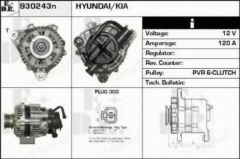 EDR 930243N - Alternatore autozon.pro