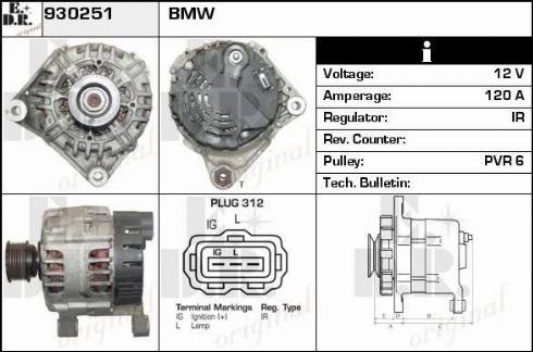 EDR 930251 - Alternatore autozon.pro