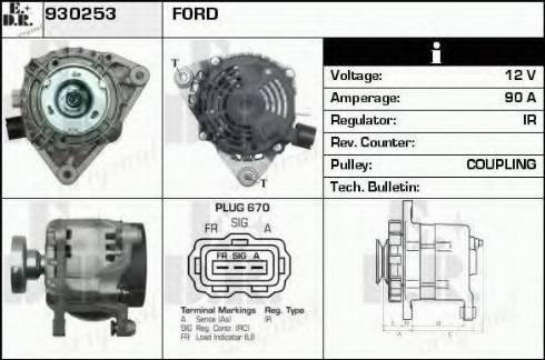 EDR 930253 - Alternatore autozon.pro