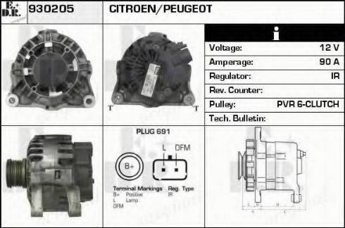 EDR 930205 - Alternatore autozon.pro