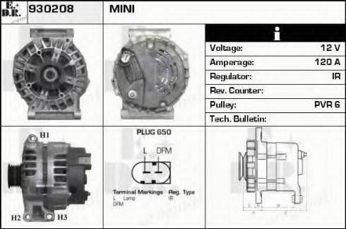 EDR 930208 - Alternatore autozon.pro