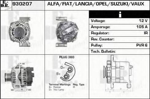 EDR 930207 - Alternatore autozon.pro