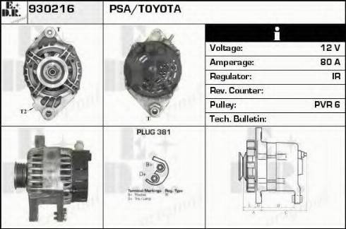 EDR 930216 - Alternatore autozon.pro