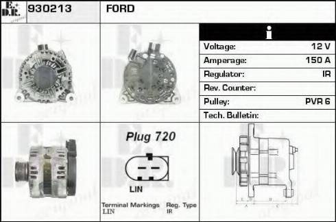 EDR 930213 - Alternatore autozon.pro