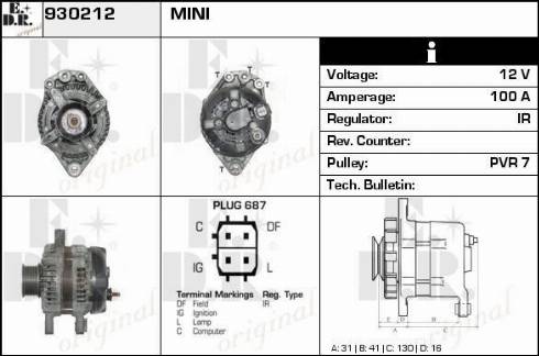 EDR 930212 - Alternatore autozon.pro