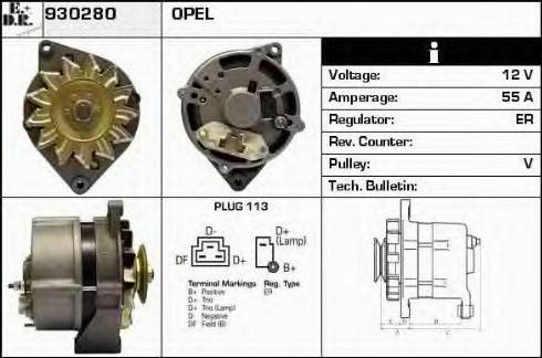 EDR 930280 - Alternatore autozon.pro