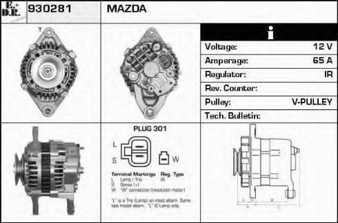 EDR 930281 - Alternatore autozon.pro