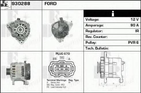 EDR 930288 - Alternatore autozon.pro