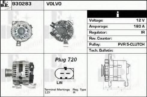 EDR 930283 - Alternatore autozon.pro