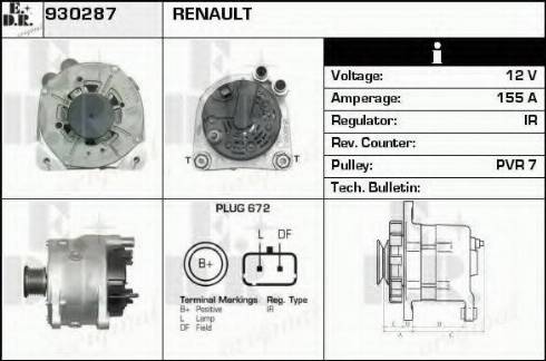 EDR 930287 - Alternatore autozon.pro