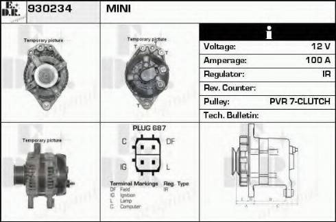 EDR 930234 - Alternatore autozon.pro