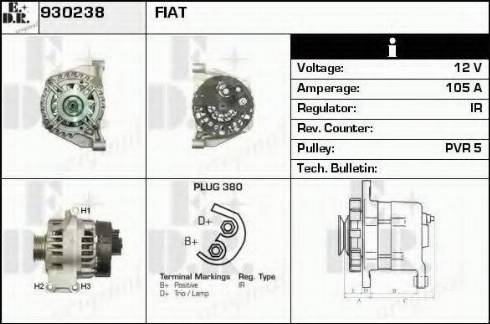 EDR 930238 - Alternatore autozon.pro