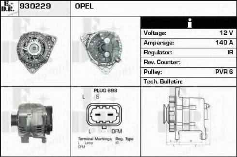 EDR 930229 - Alternatore autozon.pro