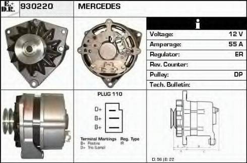 EDR 930220 - Alternatore autozon.pro