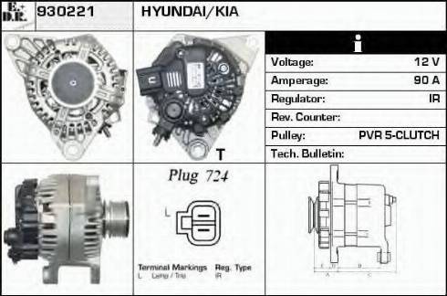 EDR 930221 - Alternatore autozon.pro