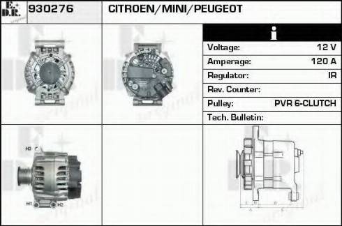 EDR 930276 - Alternatore autozon.pro