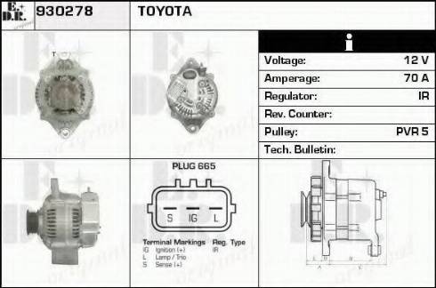 EDR 930278 - Alternatore autozon.pro