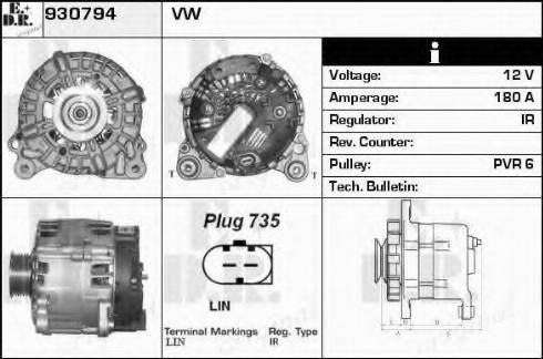 EDR 930794 - Alternatore autozon.pro