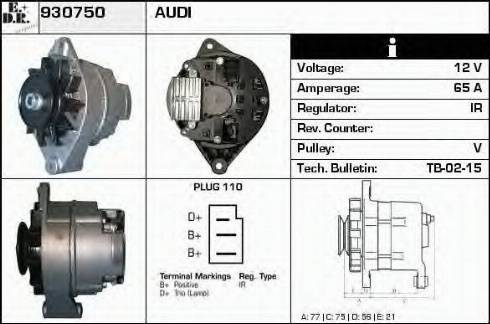 EDR 930750 - Alternatore autozon.pro