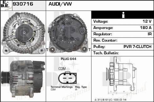 EDR 930716 - Alternatore autozon.pro