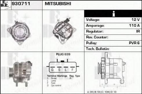 EDR 930711 - Alternatore autozon.pro