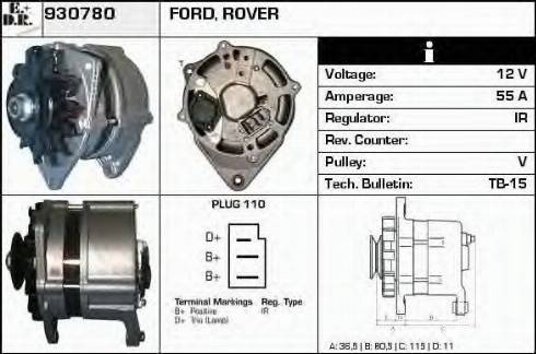 EDR 930780 - Alternatore autozon.pro