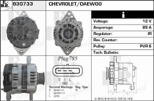 EDR 930733 - Alternatore autozon.pro