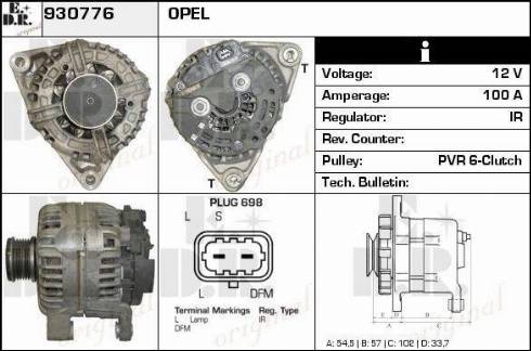 EDR 930776 - Alternatore autozon.pro