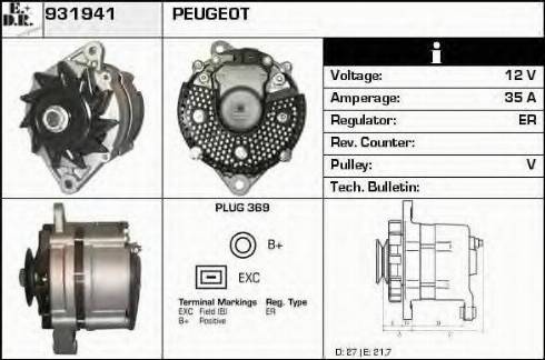 EDR 931941 - Alternatore autozon.pro