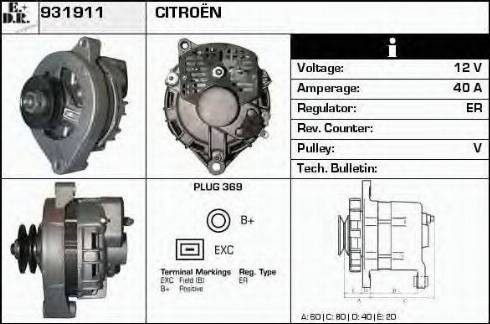 EDR 931911 - Alternatore autozon.pro