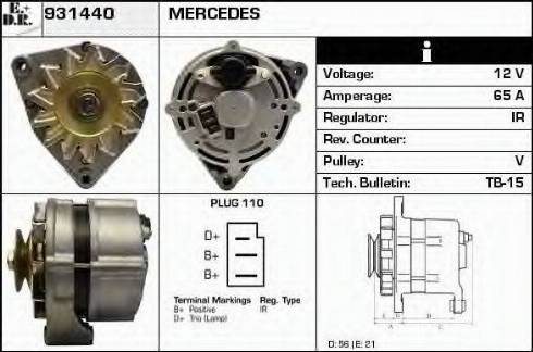 EDR 931440 - Alternatore autozon.pro