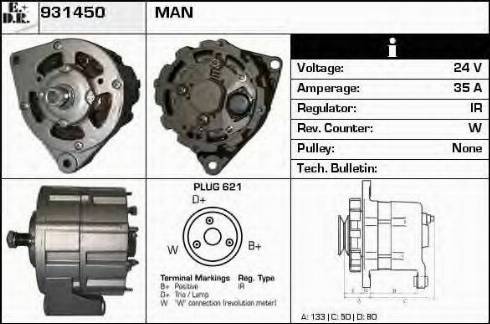 EDR 931450 - Alternatore autozon.pro