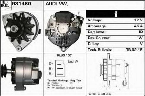 EDR 931480 - Alternatore autozon.pro