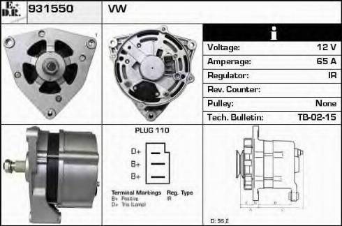 EDR 931550 - Alternatore autozon.pro