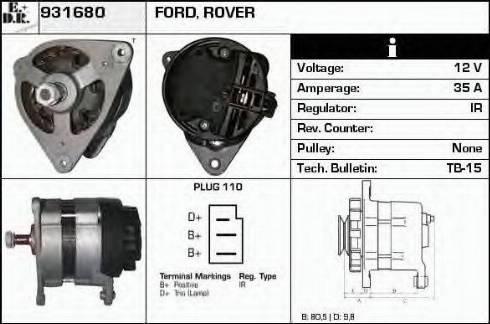 EDR 931680 - Alternatore autozon.pro