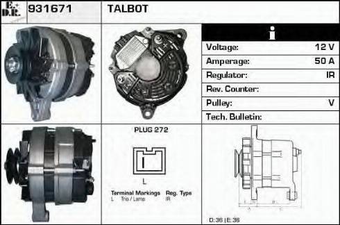 EDR 931671 - Alternatore autozon.pro