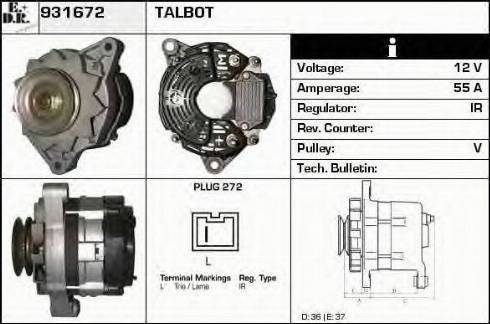 EDR 931672 - Alternatore autozon.pro