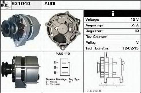 EDR 931040 - Alternatore autozon.pro