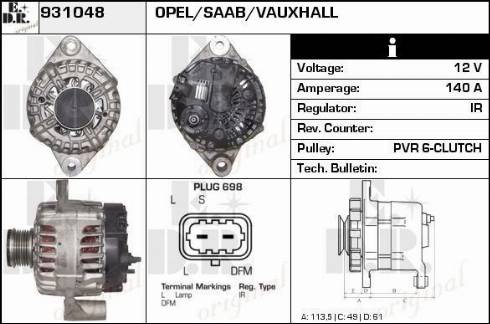 EDR 931048 - Alternatore autozon.pro