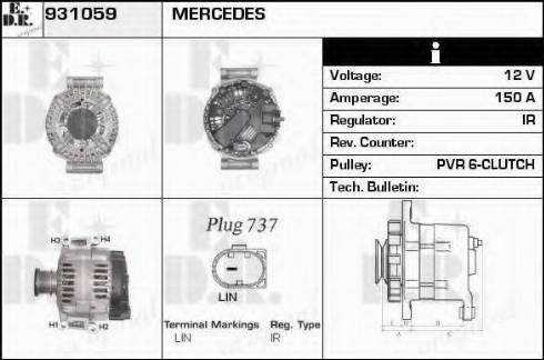 EDR 931059 - Alternatore autozon.pro