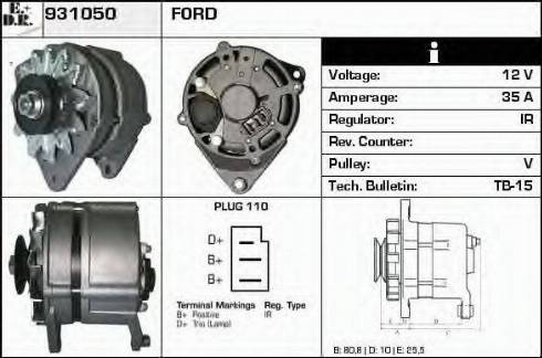 EDR 931050 - Alternatore autozon.pro