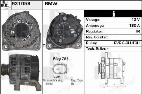 EDR 931058 - Alternatore autozon.pro